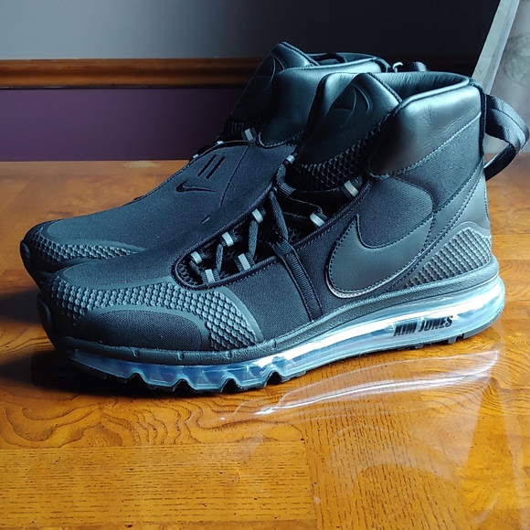 *SOLD*Nike Air Max 360 High Kim Jones Triple Black - Picture 7 of 8